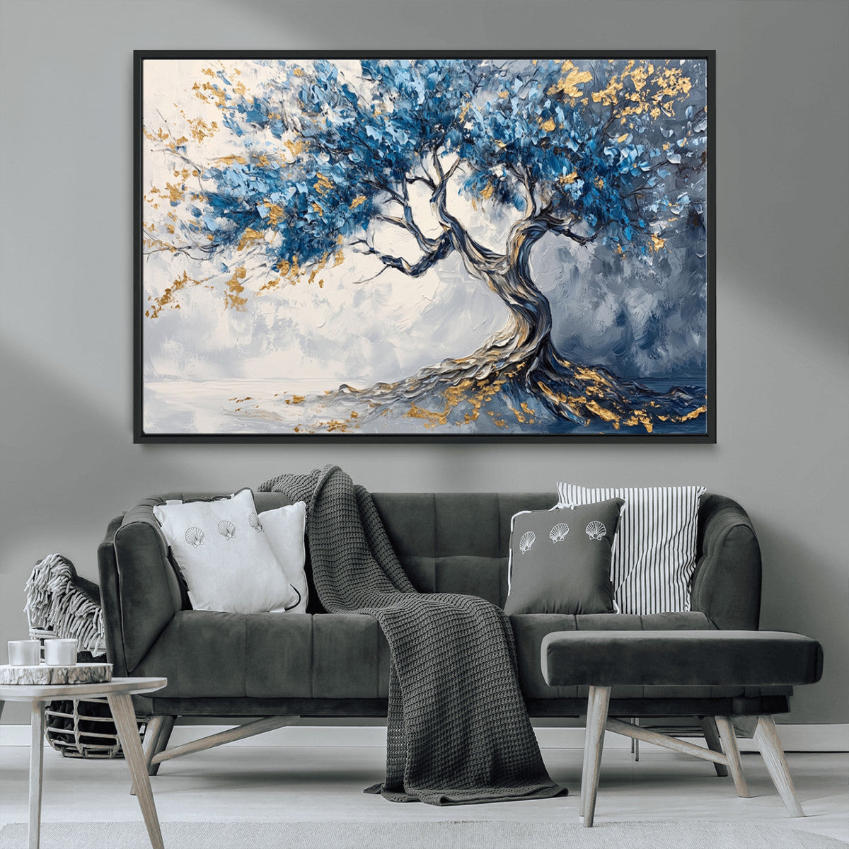 Abstract Tree Painting Canvas Wall Art | Tree of Life