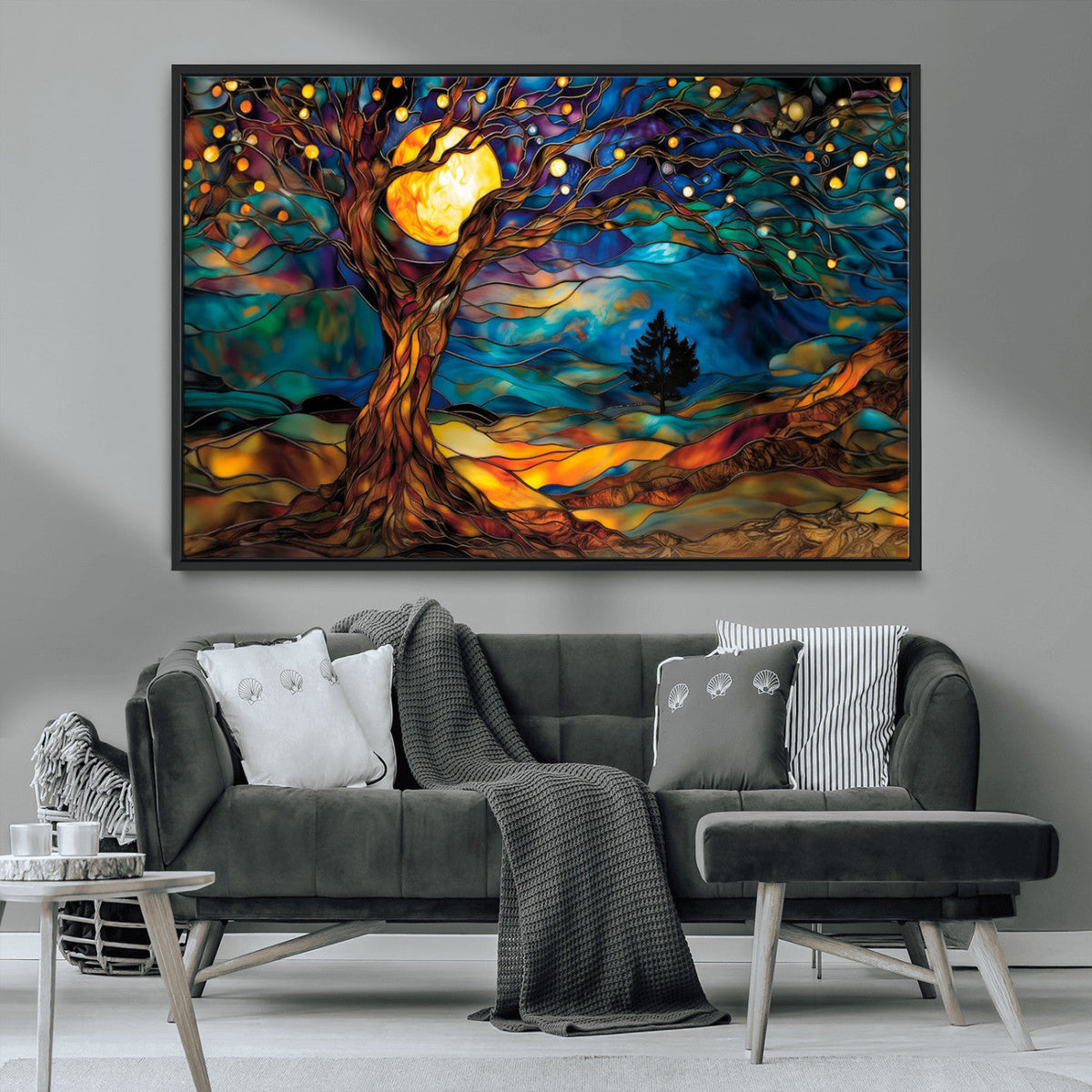 Tree of Life Wall Art - Yggdrasil Tree of Life Canvas Print