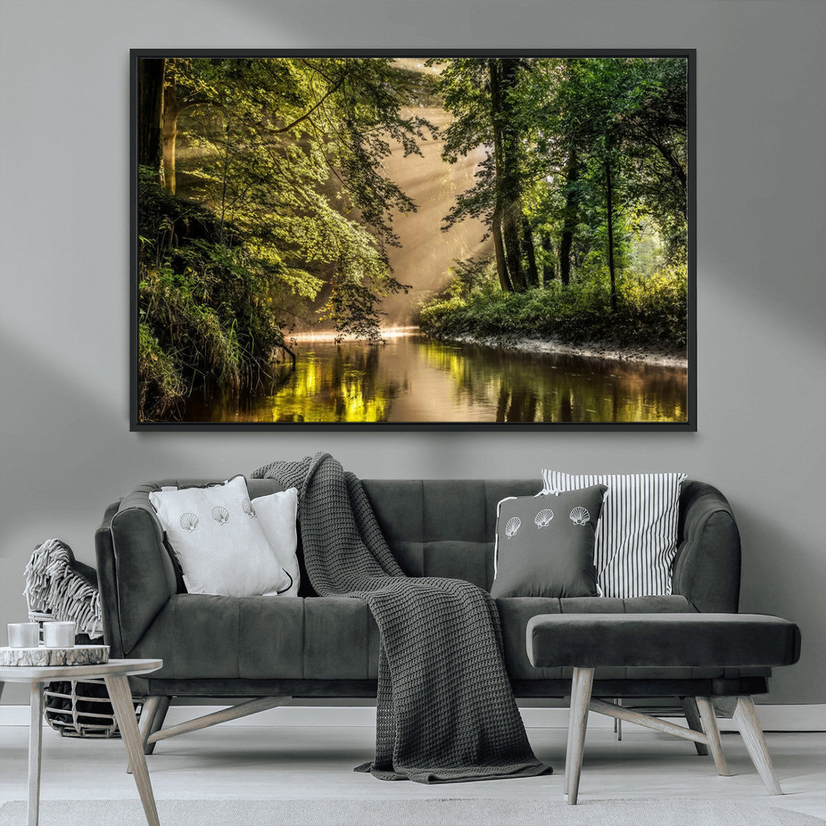 Forest Wall Art Print | River Landscape Wall Art | Perfect