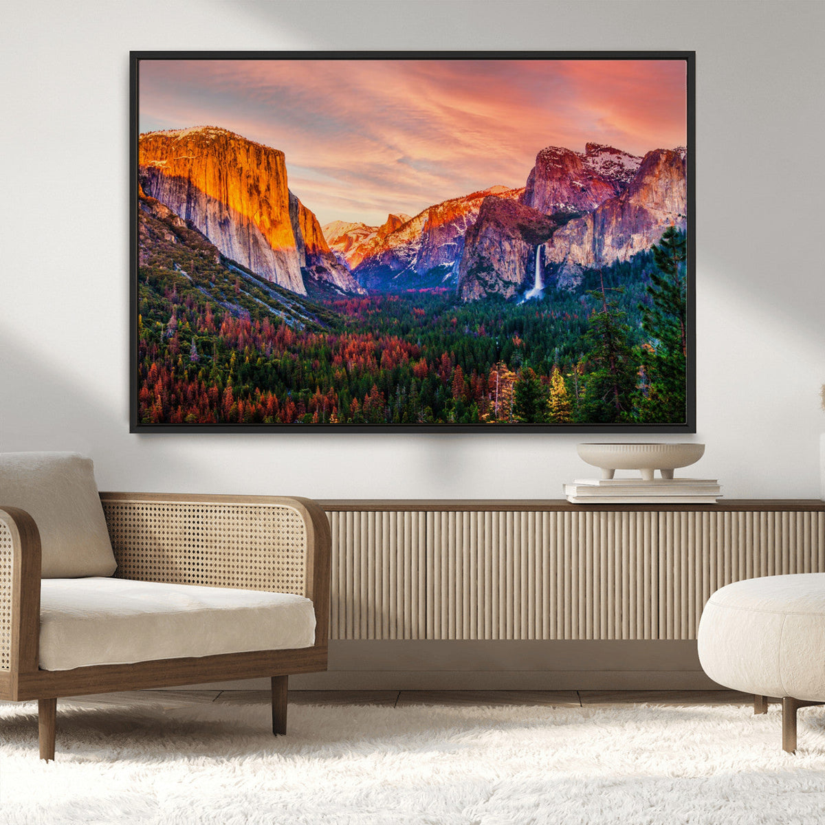 Yosemite Nal Park Wall Art Landscape Canvas Print El Capitan