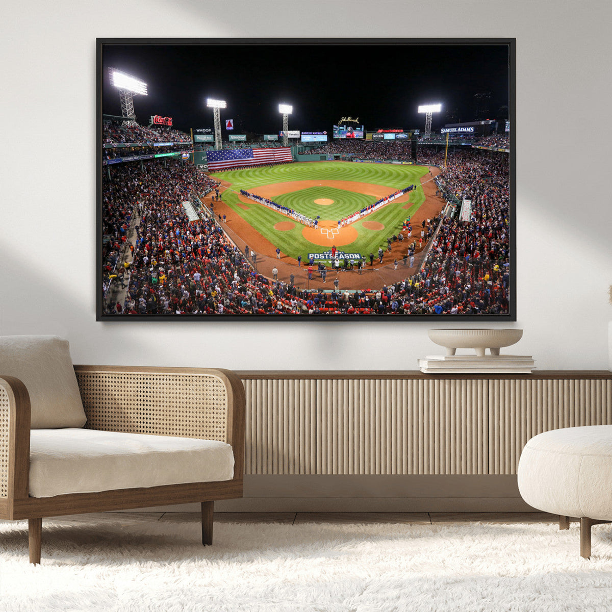 Fenway Park Wall Art Canvas Print | Large Baseball Stadium