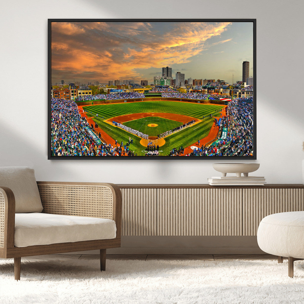 Chicago Wrigley Field Wall Art Canvas Print – Iconic