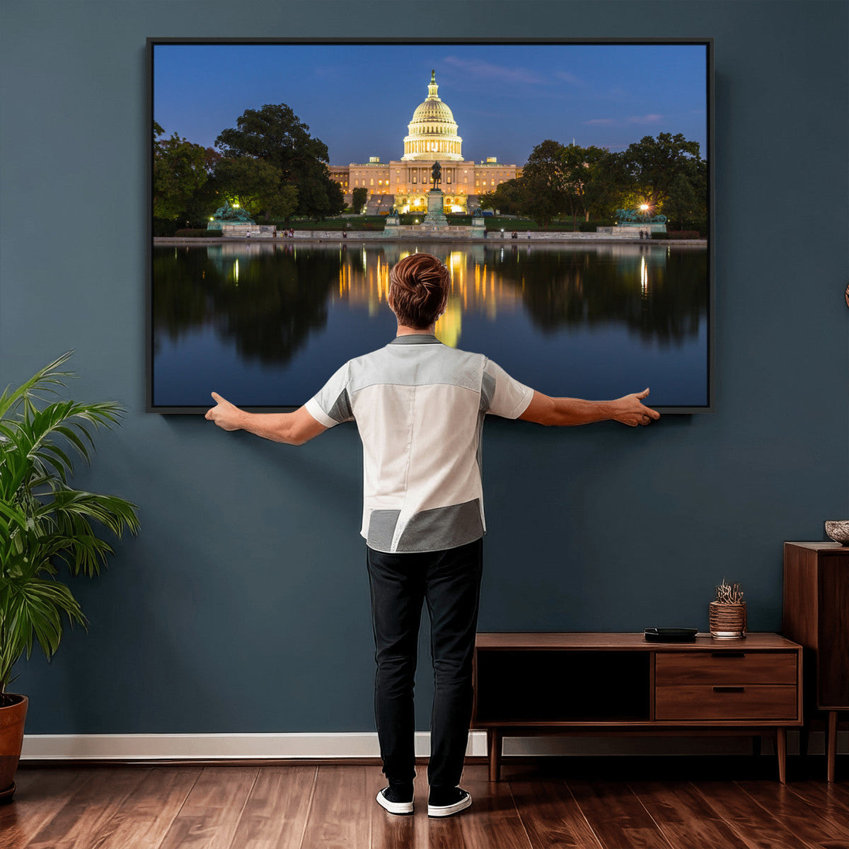 US Capitol Building Wall Art Canvas Print – Washington DC