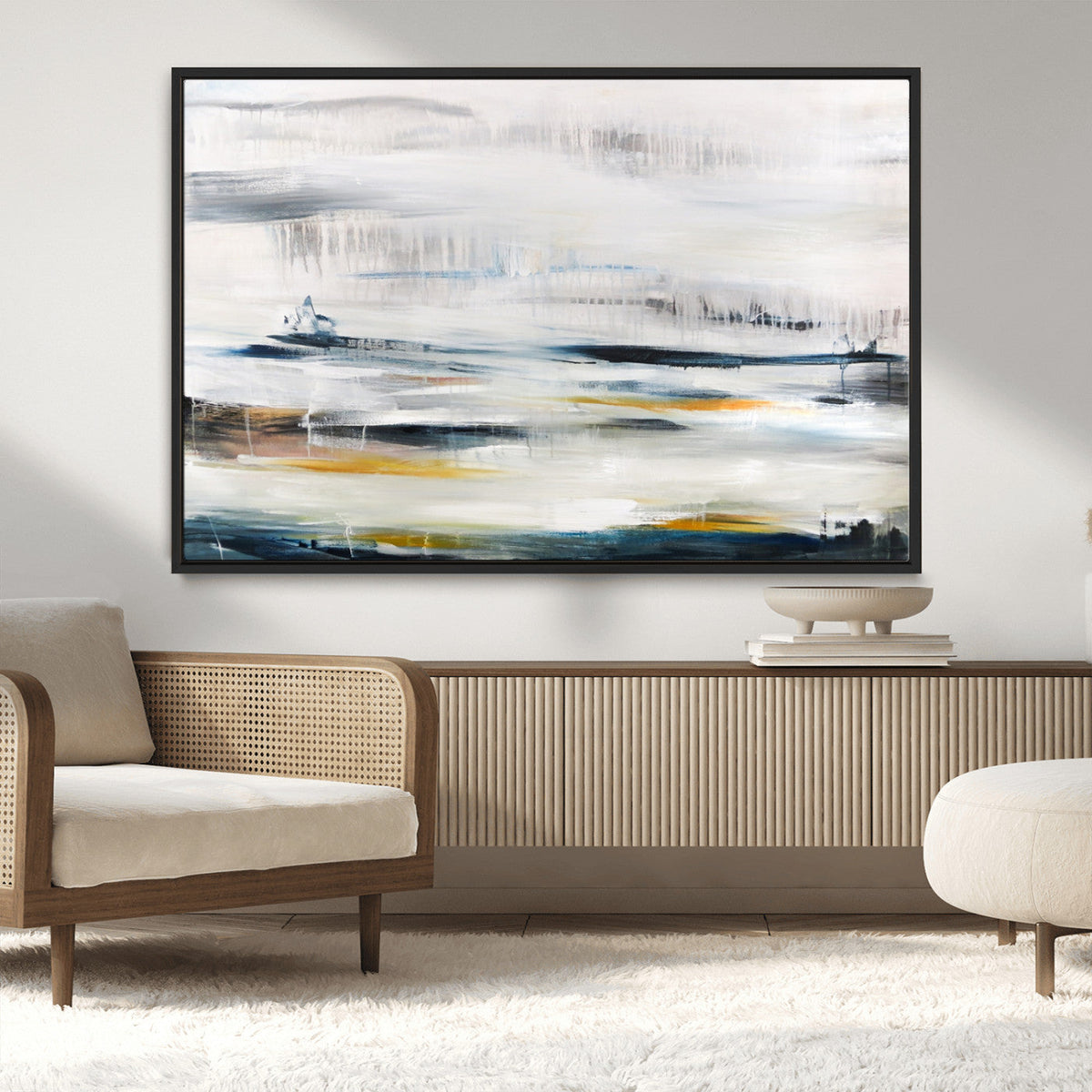 Soft Color Abstract Canvas Print
