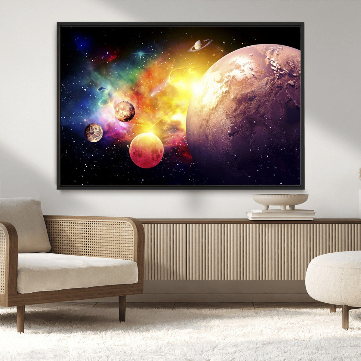 Space and Galaxy Canvas Print