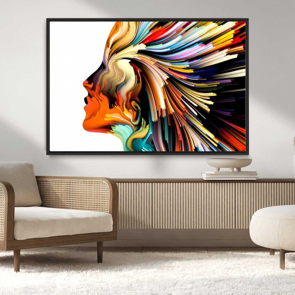 Profile Colors Canvas Print
