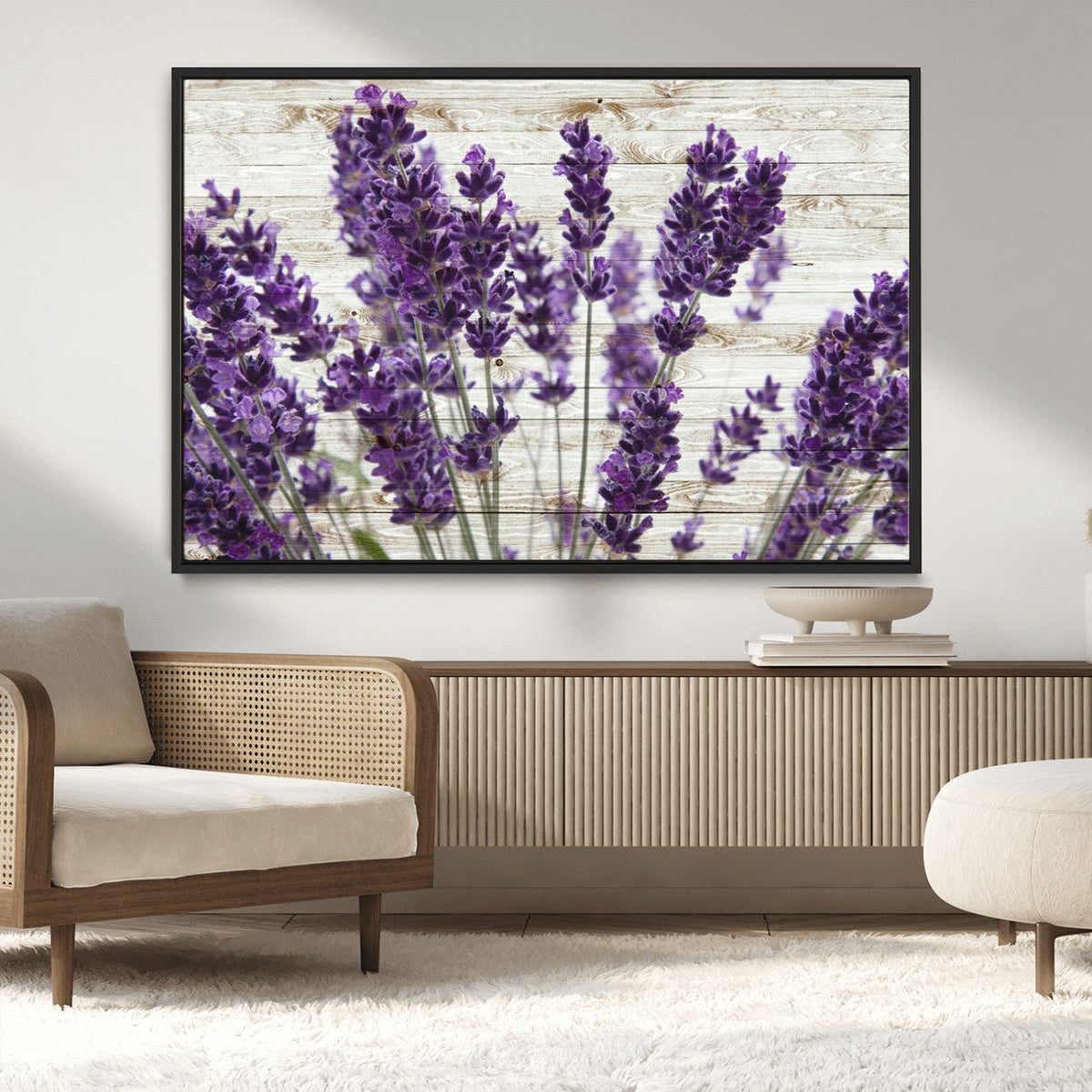 Lavender Herb Wall Art Canvas Print