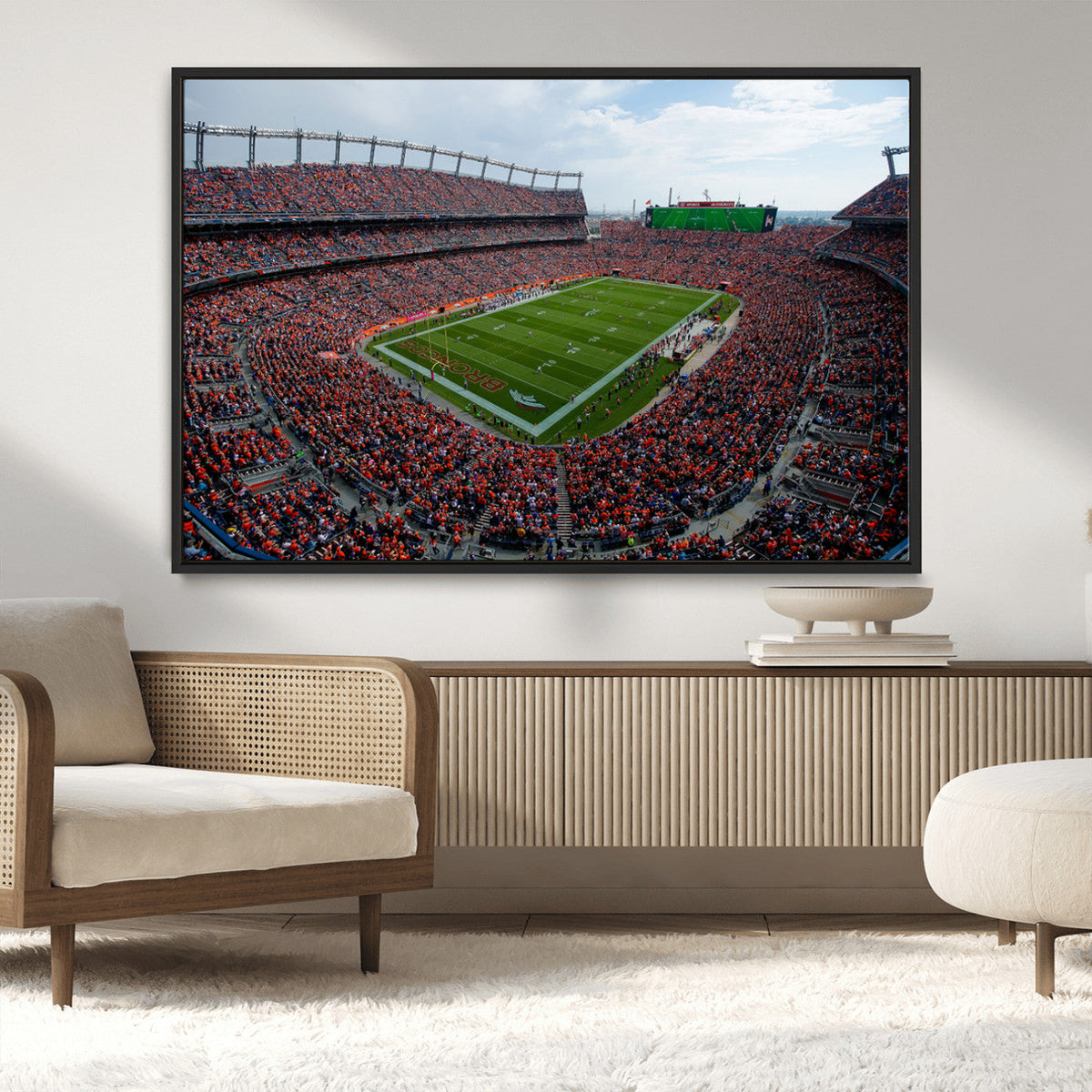 Denver Broncos Football Team Print - Empower Field Mile High