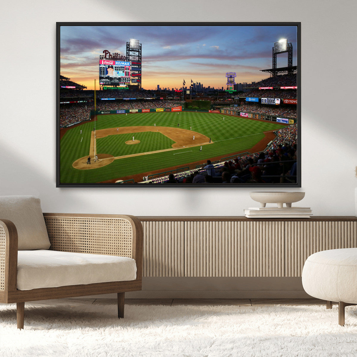 Citizens Bank Park Philadelphia Phillies Wall Art Canvas |