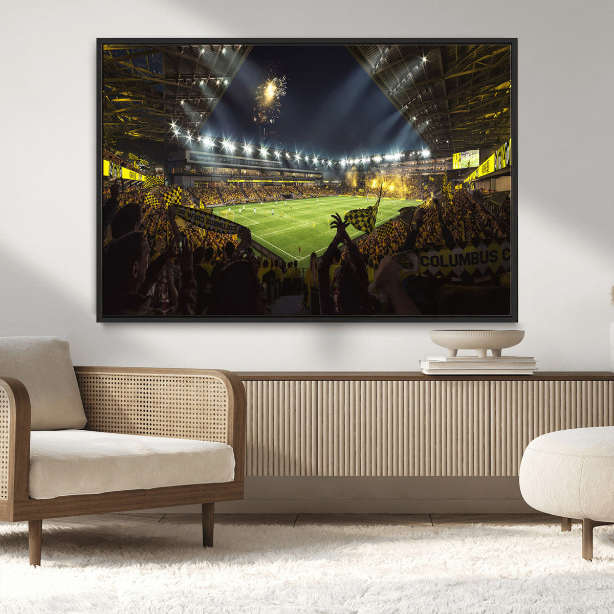 Columbus Crew Soccer Team Print - Columbus Crew Stadium Wall