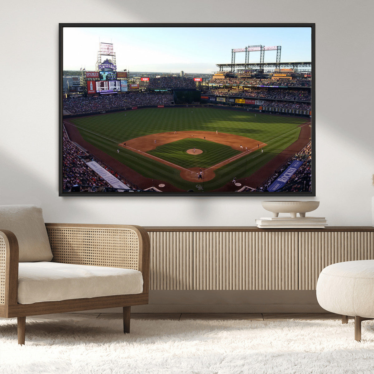 Colorado Rockies Coors Field Wall Art Canvas Print - MLB