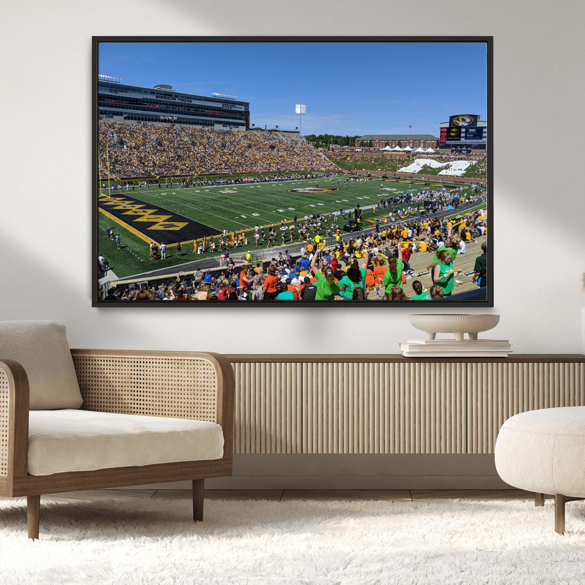 University of Missouri Tigers Football Team Print - Columbia