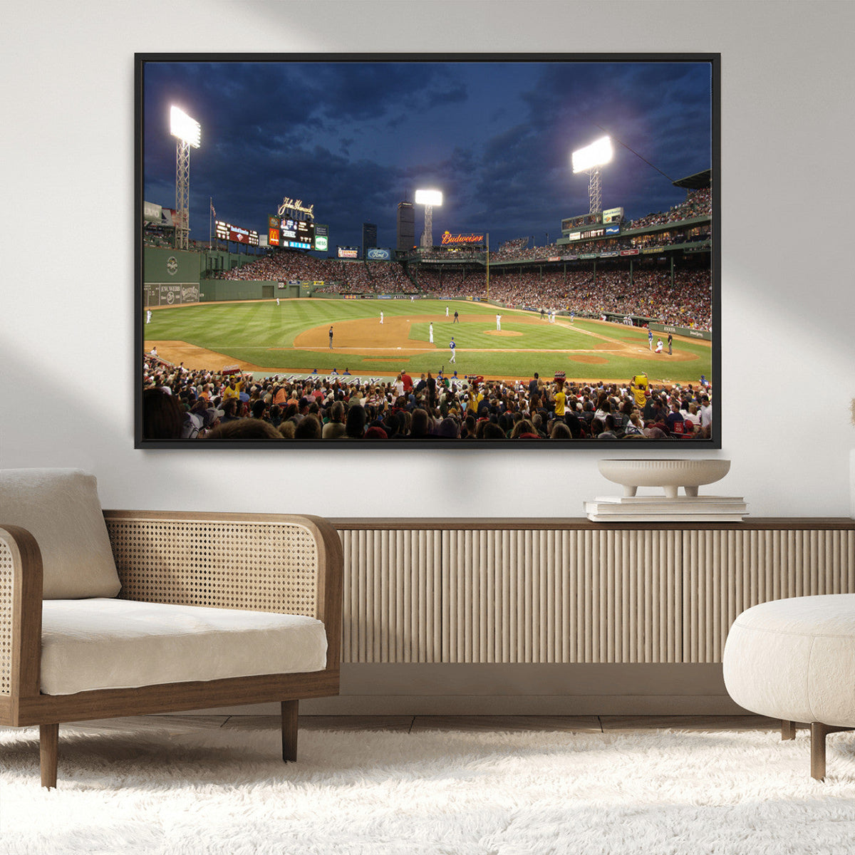 Boston Red Sox Baseball Team Print Canvas - Massachusetts