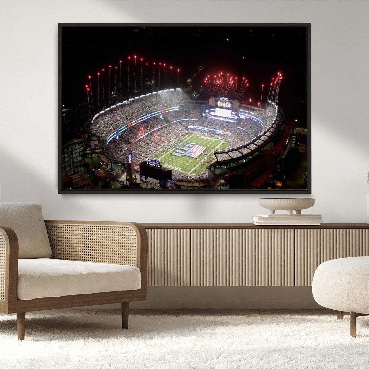 New England Patriots Team Print Wall Art- Foxborough