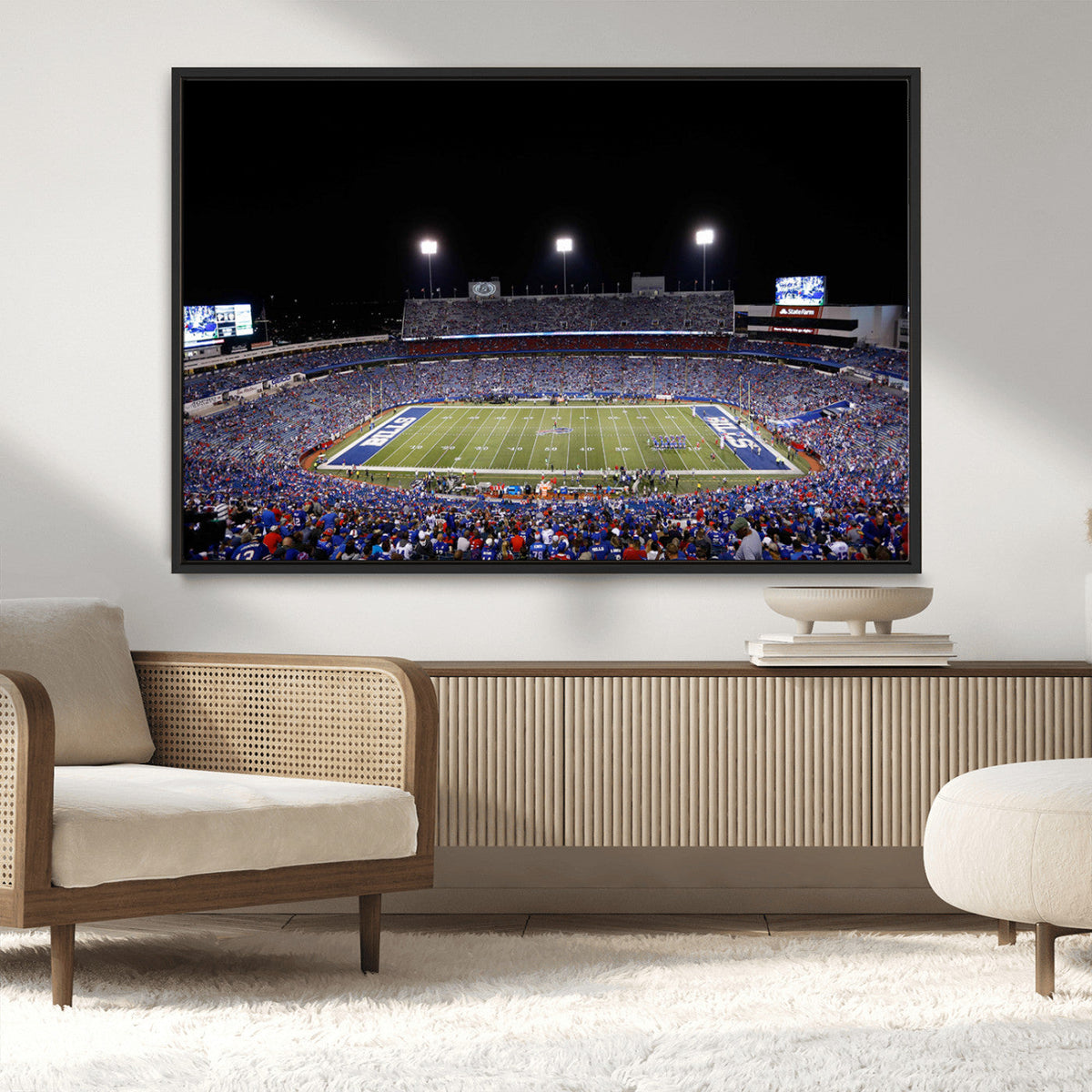 Buffalo Bills Wall Art - Buffalo Bills Stadium Canvas Print,