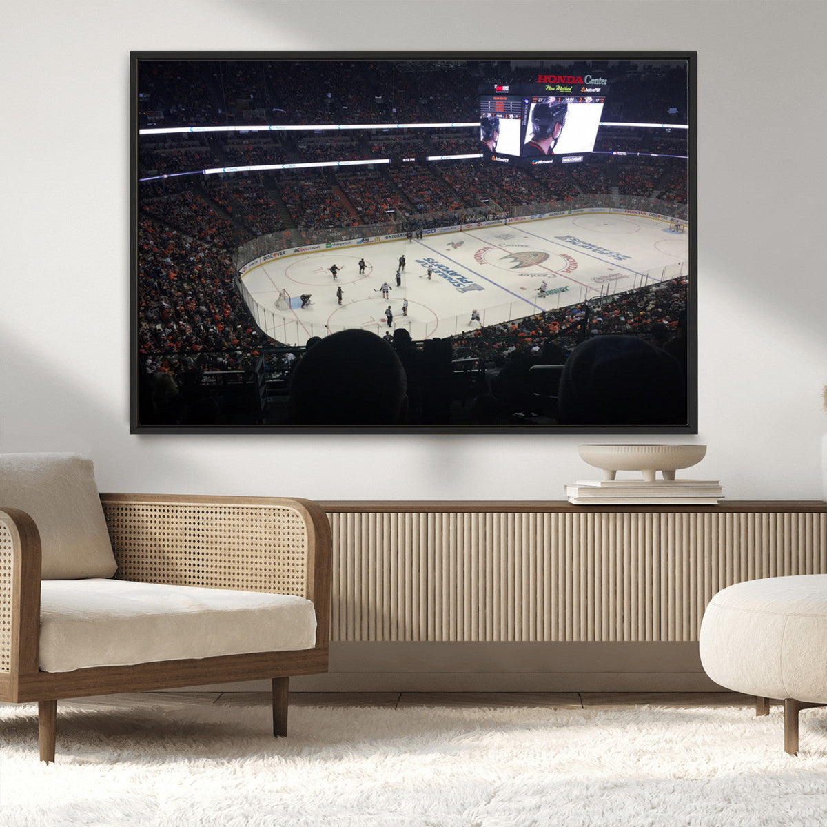 Honda Center California Anaheim Ducks Hockey Stadium Wall