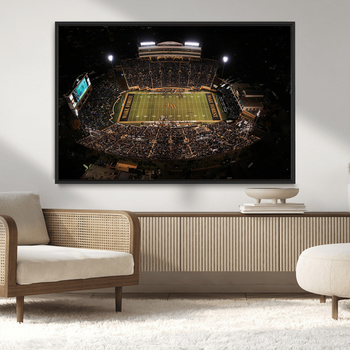 Wake Forest University Demon Deacons Canvas Printi, Football