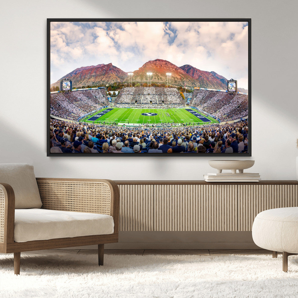 Brigham Young University Cougars Football Team Print - Provo