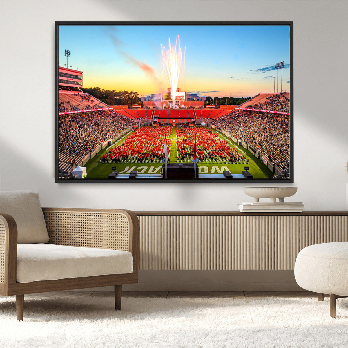 North Carolina State University Canvas Print, North Carolina