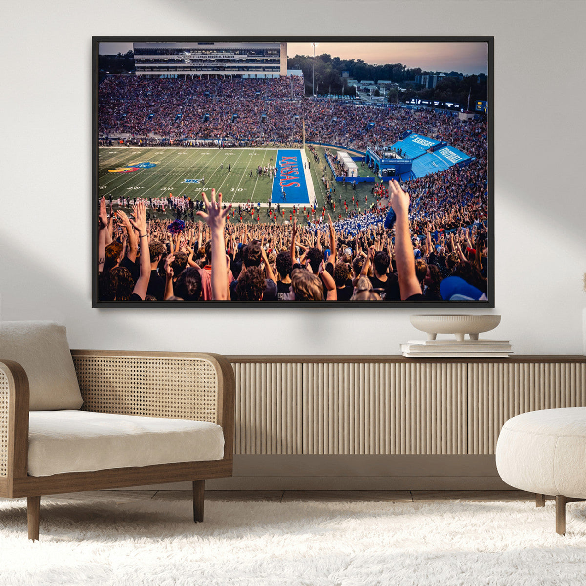 University of Kansas Jayhawks Football Team Art Print -