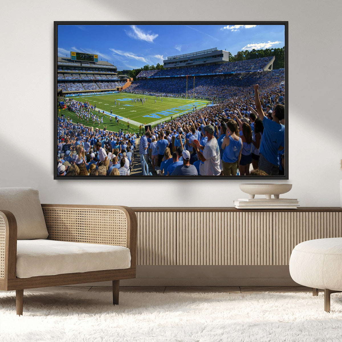 University of North Carolina Tar Heels Team Canvas Print -