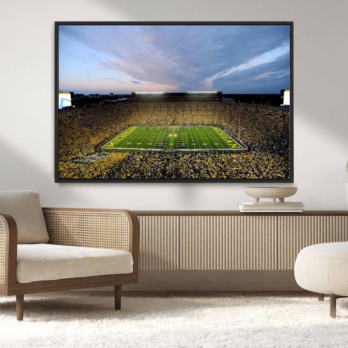 University of Michigan Wolverines Football Team Print - Ann