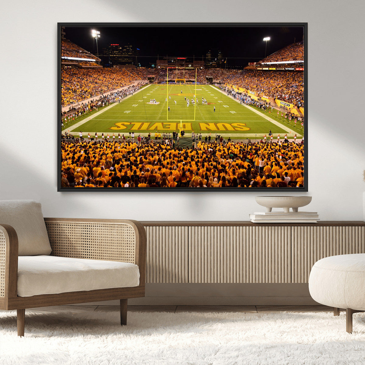 ASU Sun Devils Football Team Print - Phoenix Mountain