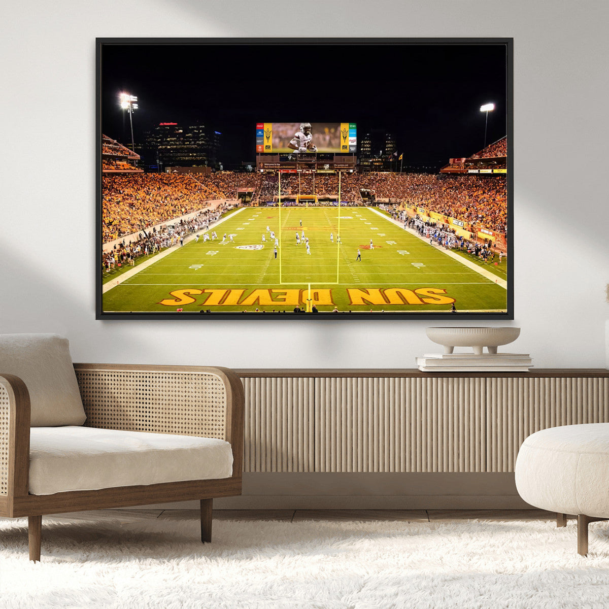 ASU Sun Devils Football Team Print - Phoenix Mountain