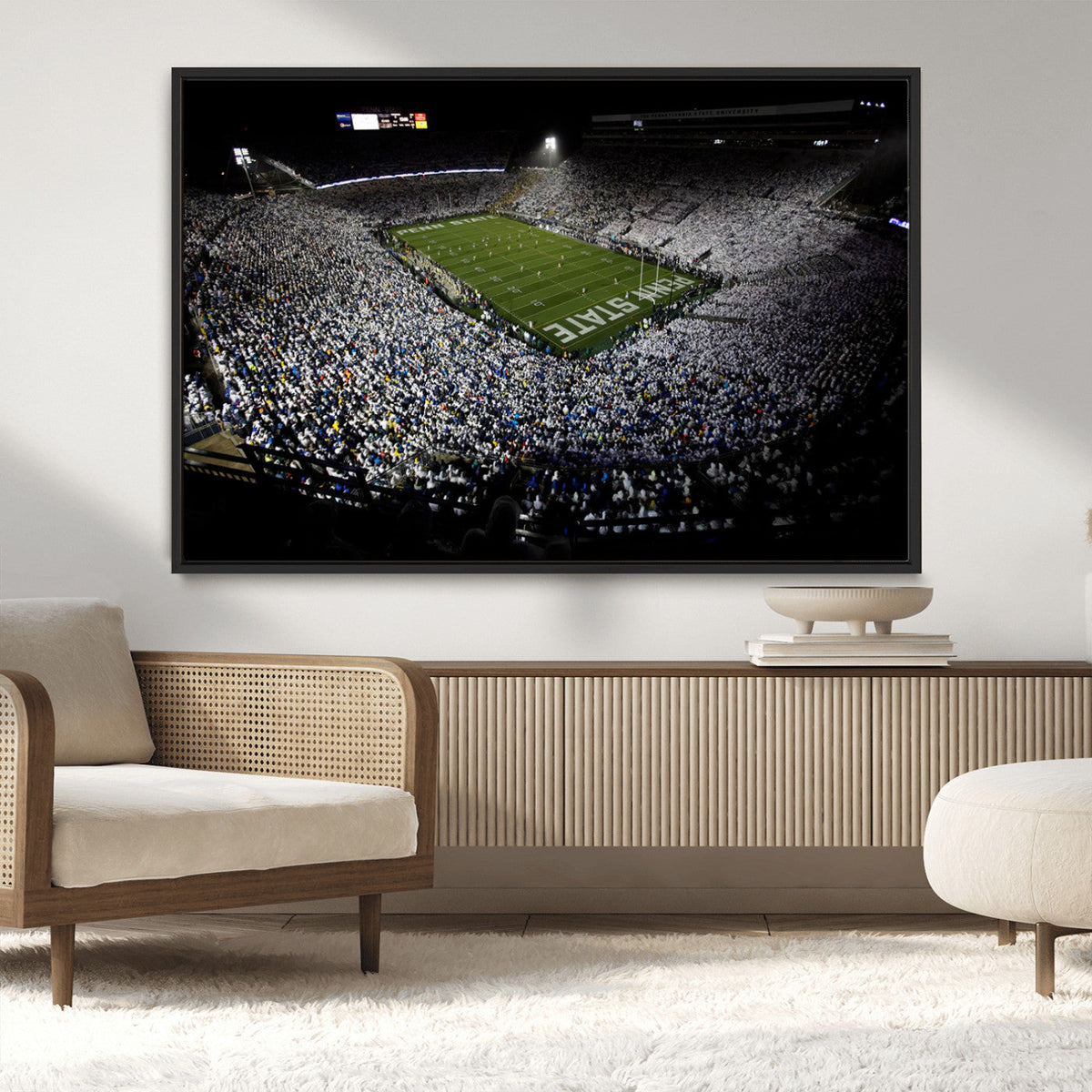 Penn State Football Stadium Wall Art - Beaver Stadium Canvas