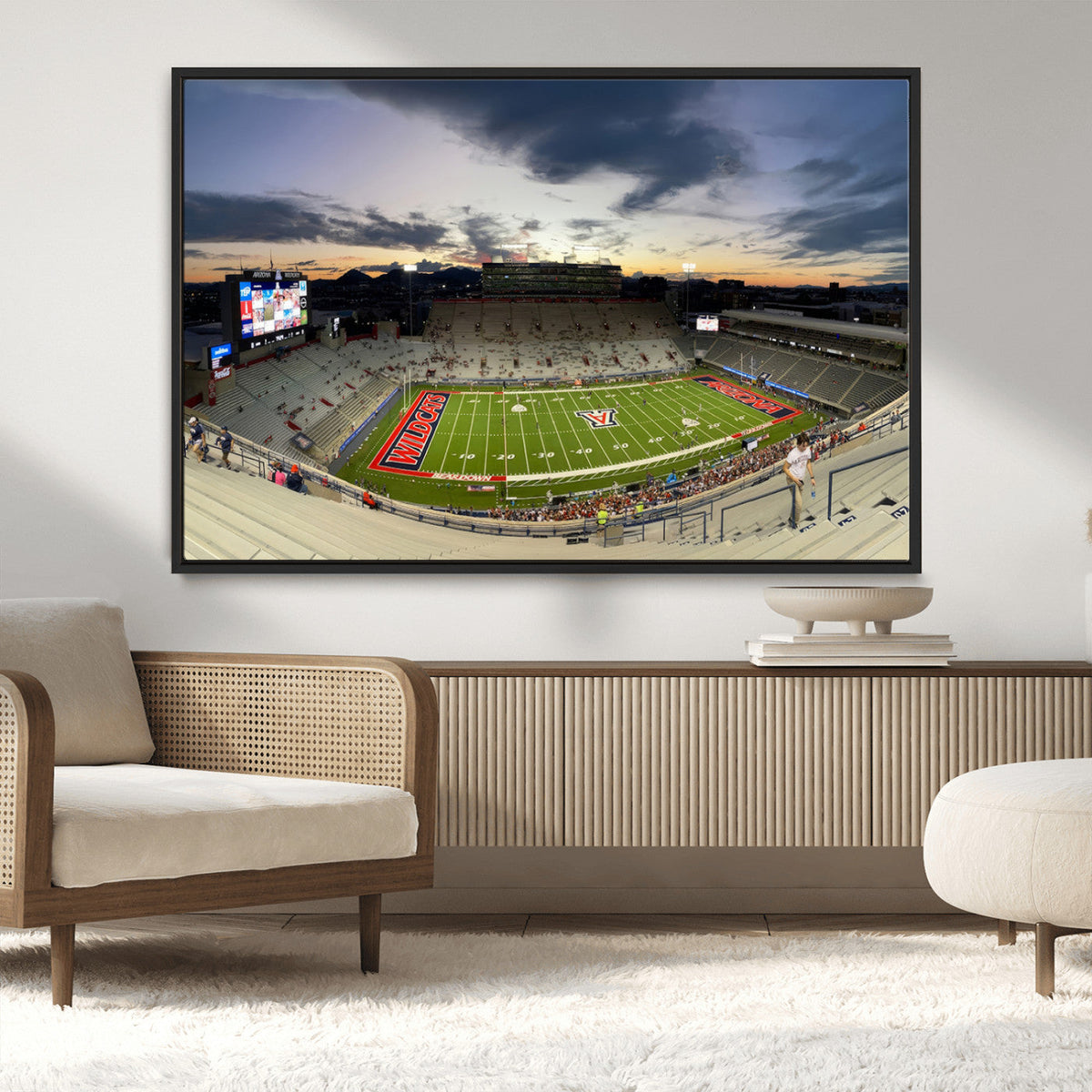 Arizona Wildcats Football Team Print - Tucson Arizona