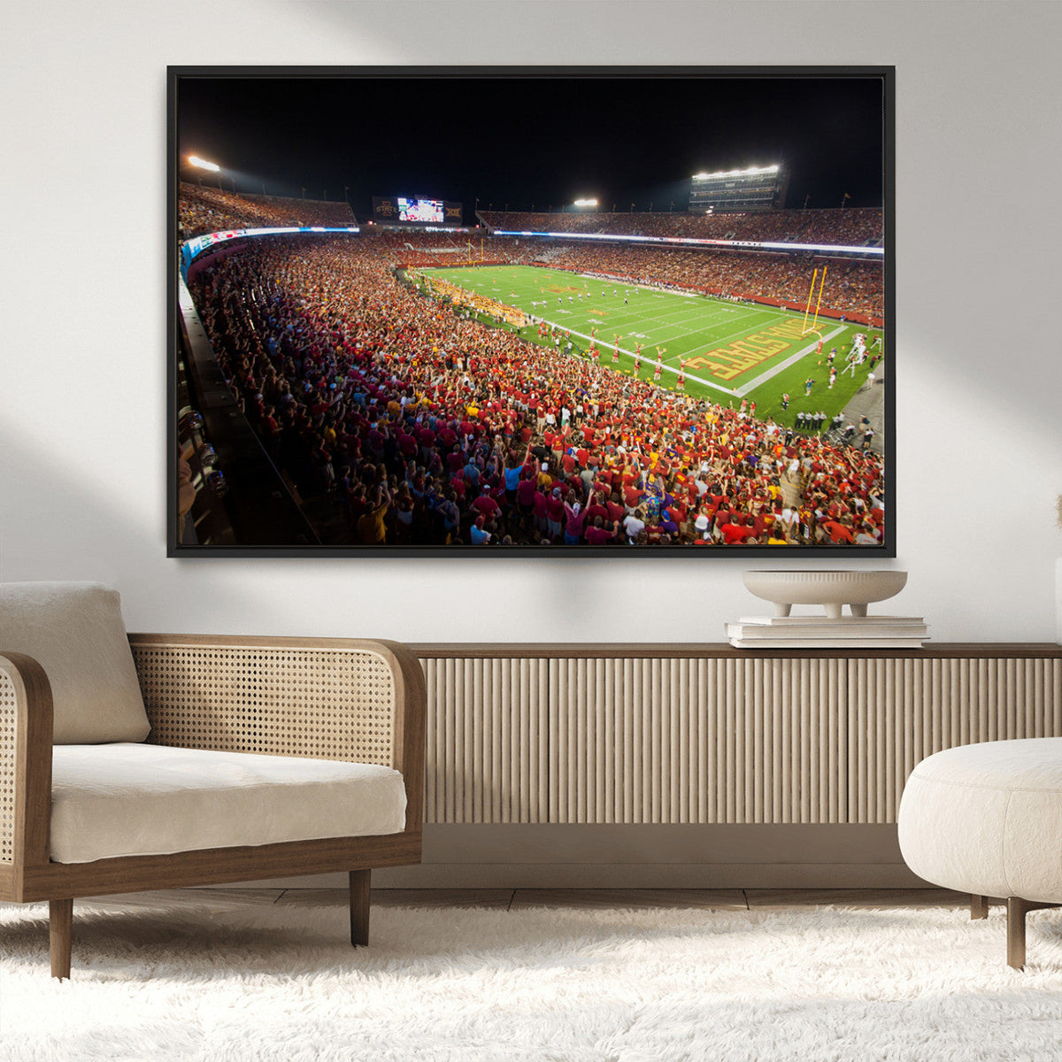 Iowa State University Cyclones Canvas Print, Football Team