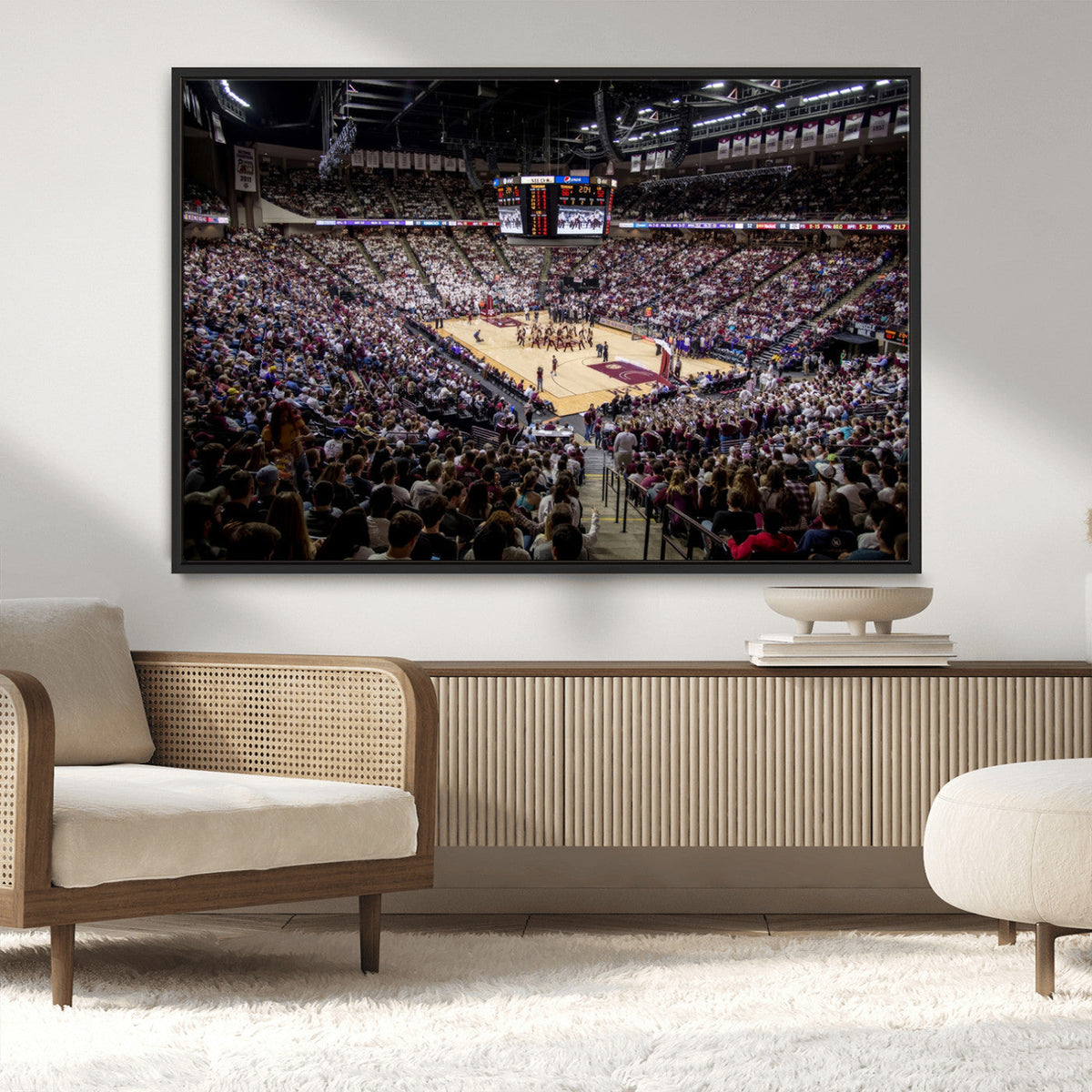 University of Nebraska Cornhuskers Basketball Team Print -