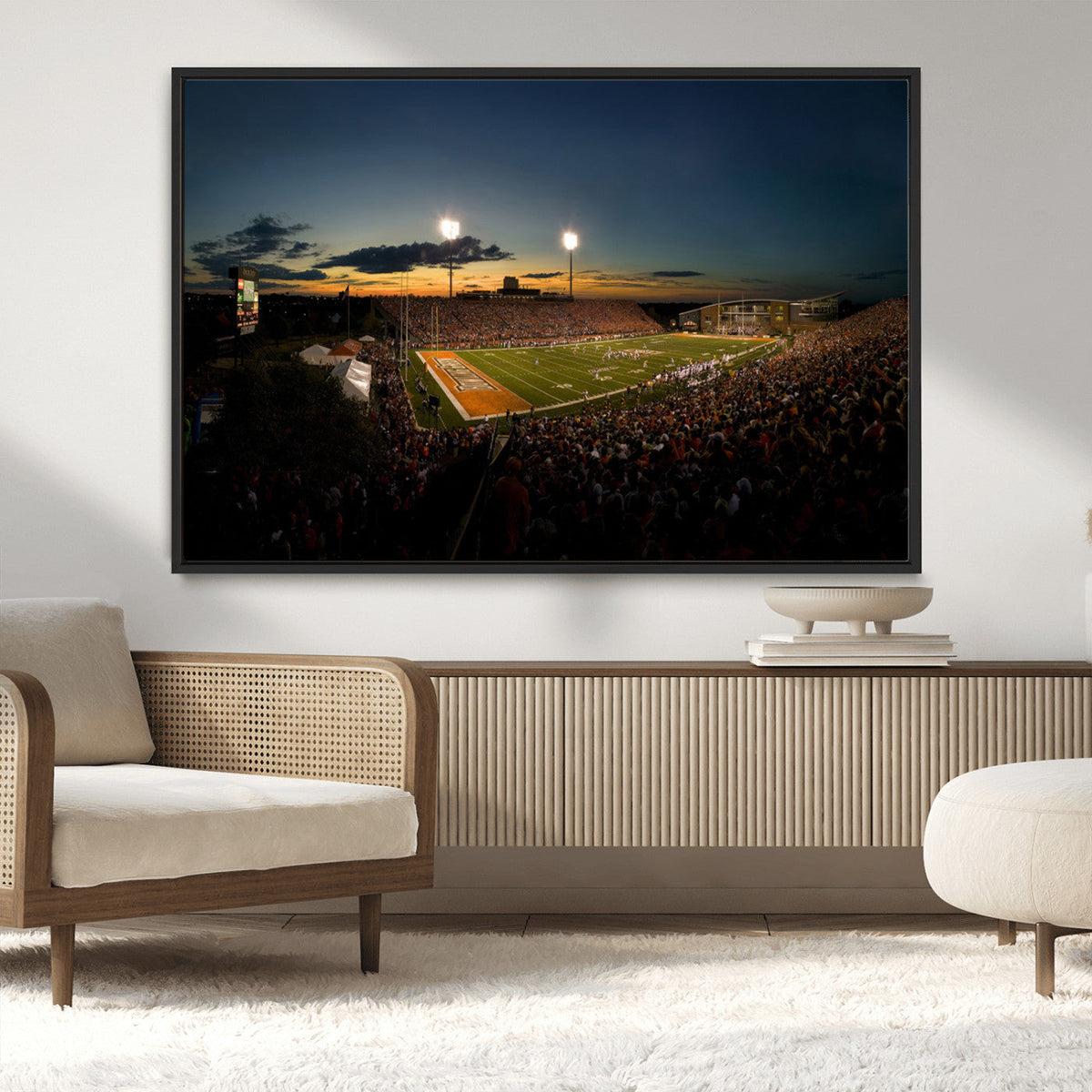 Ball State Cardinals Football Team Print - Muncie Scheumann