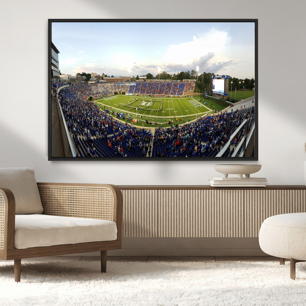 The Duke University Blue Devils Football Team Print - Durham