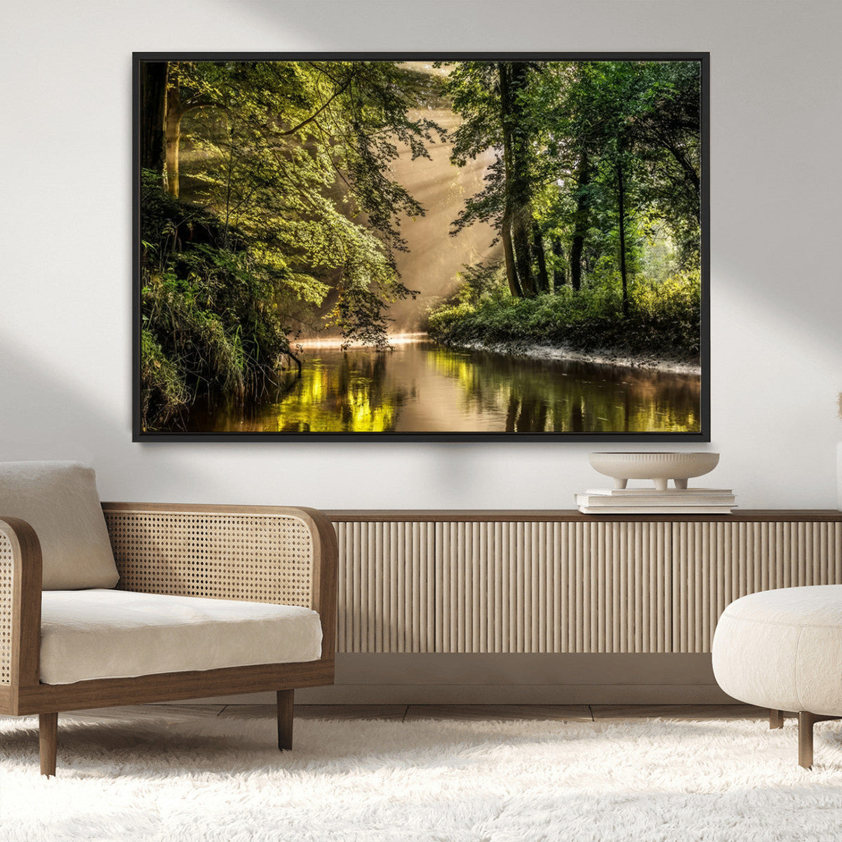 Forest Wall Art Print | River Landscape Wall Art | Perfect