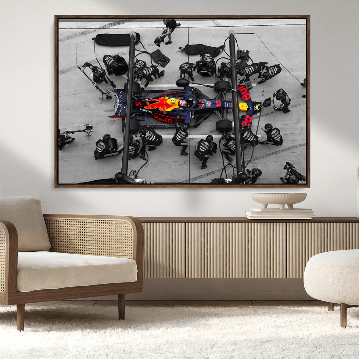 RedBull Formula 1 Canvas Wall Art Print