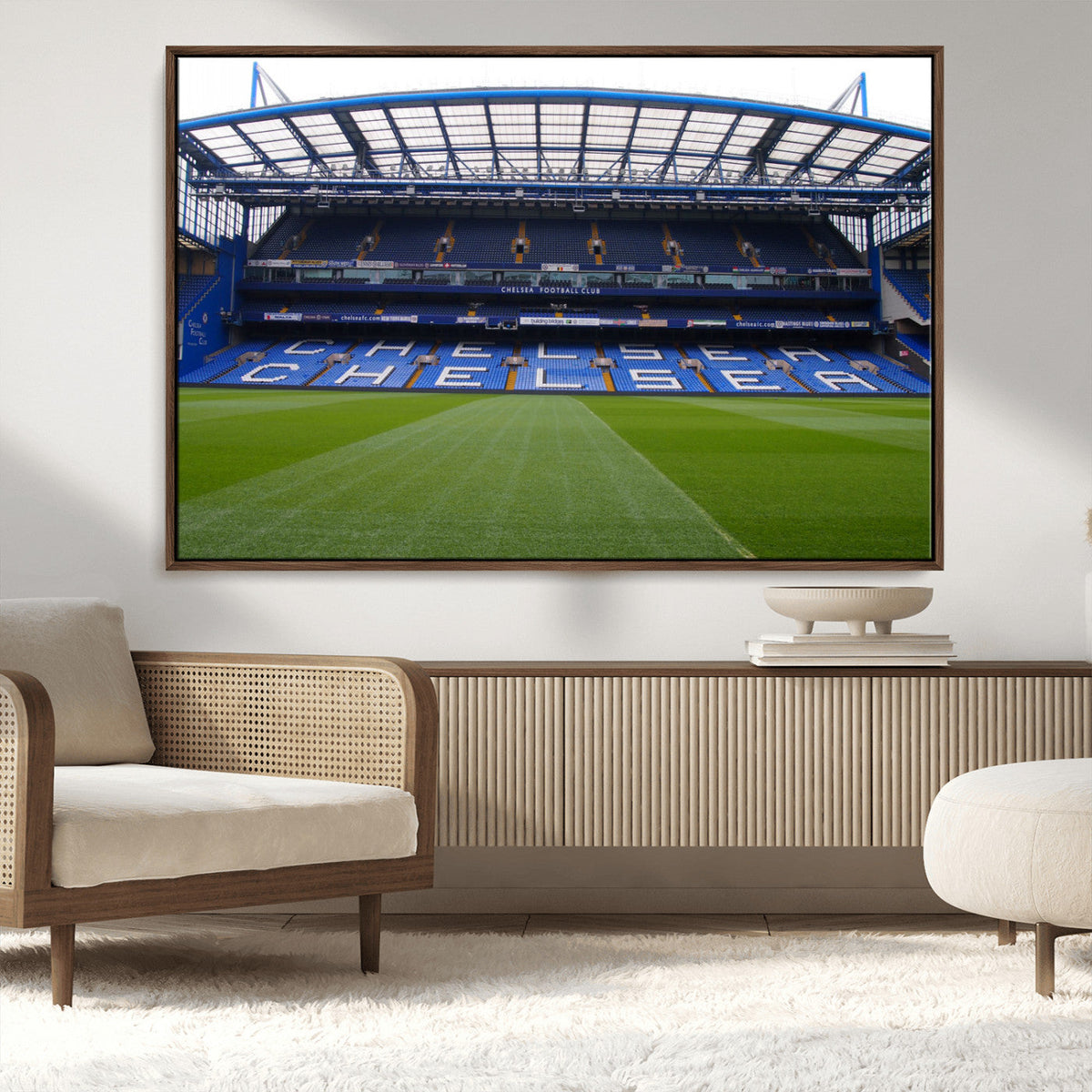 Stamford Bridge Chelsea Football Stadium Canvas Wall Art