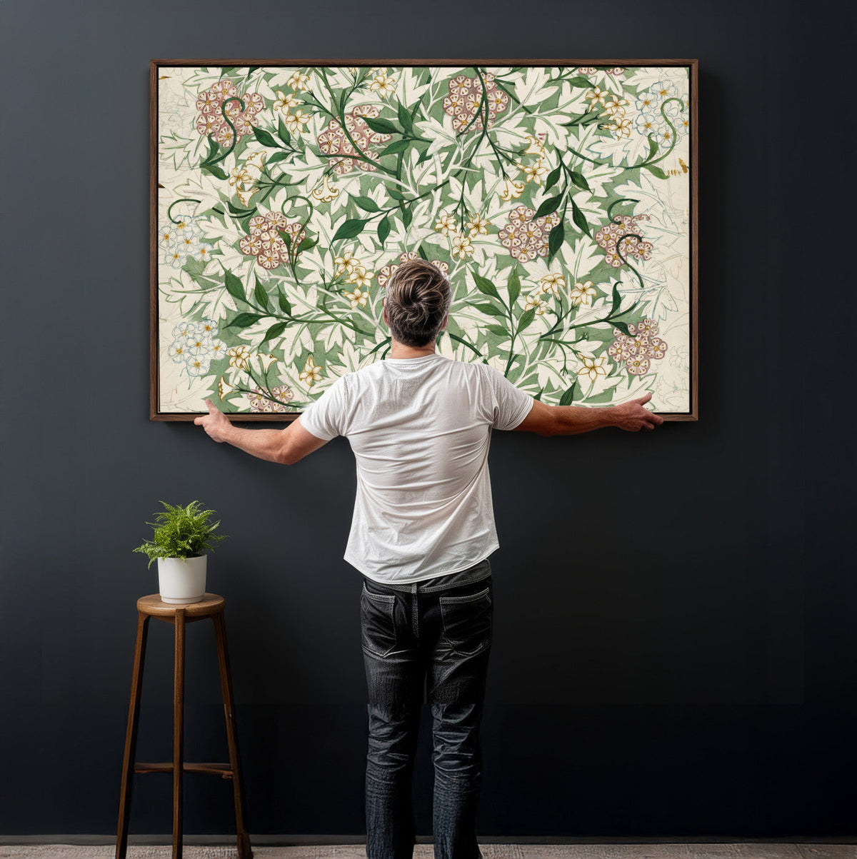 William Morris Jasmine 1872 Canvas Wall Art — Arts and