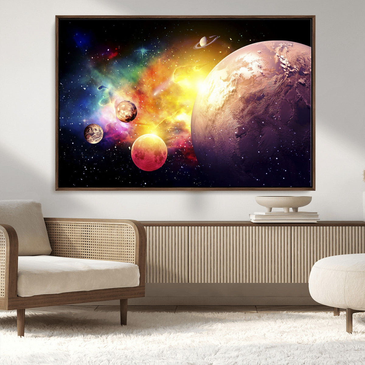 Space and Galaxy Canvas Print