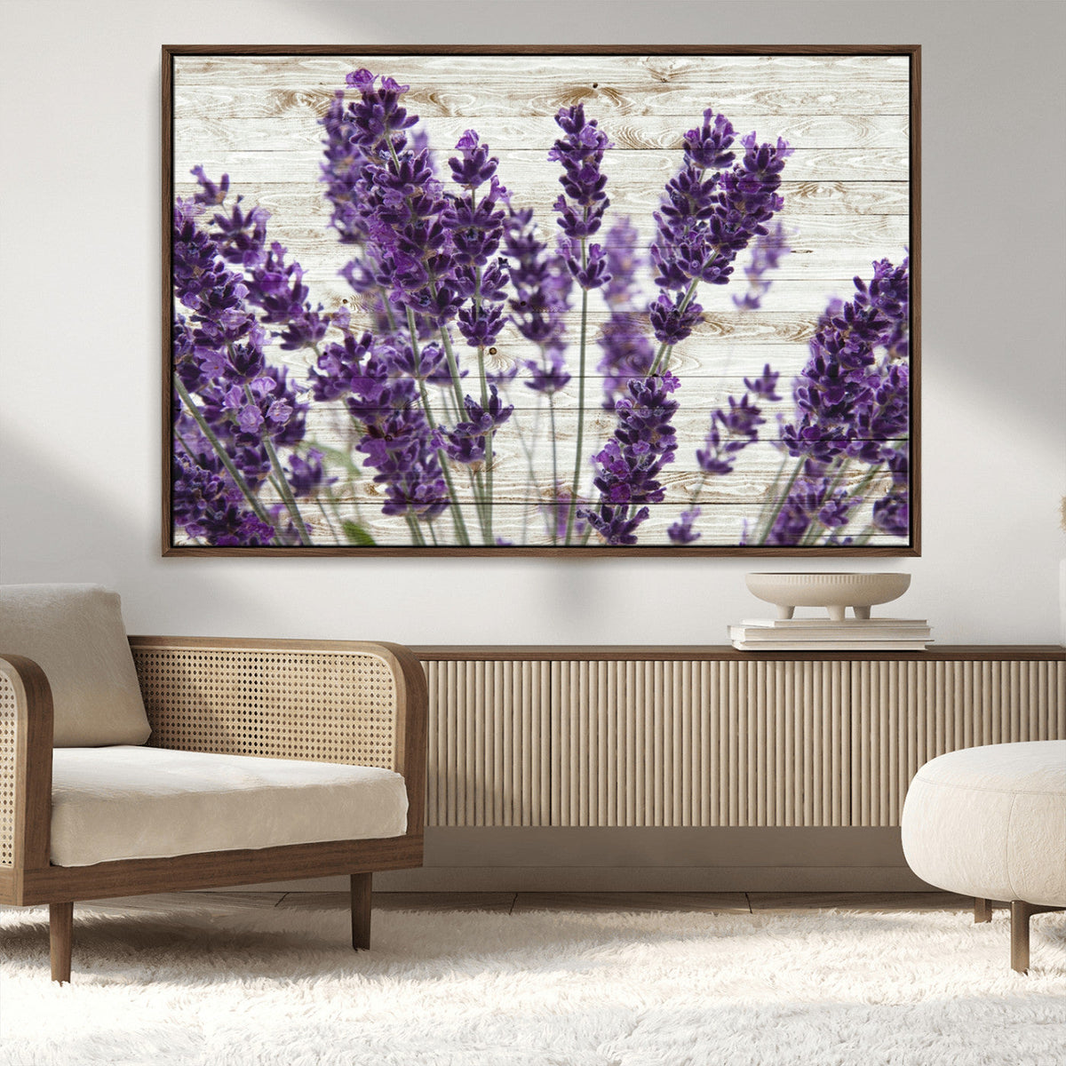 Lavender Herb Wall Art Canvas Print
