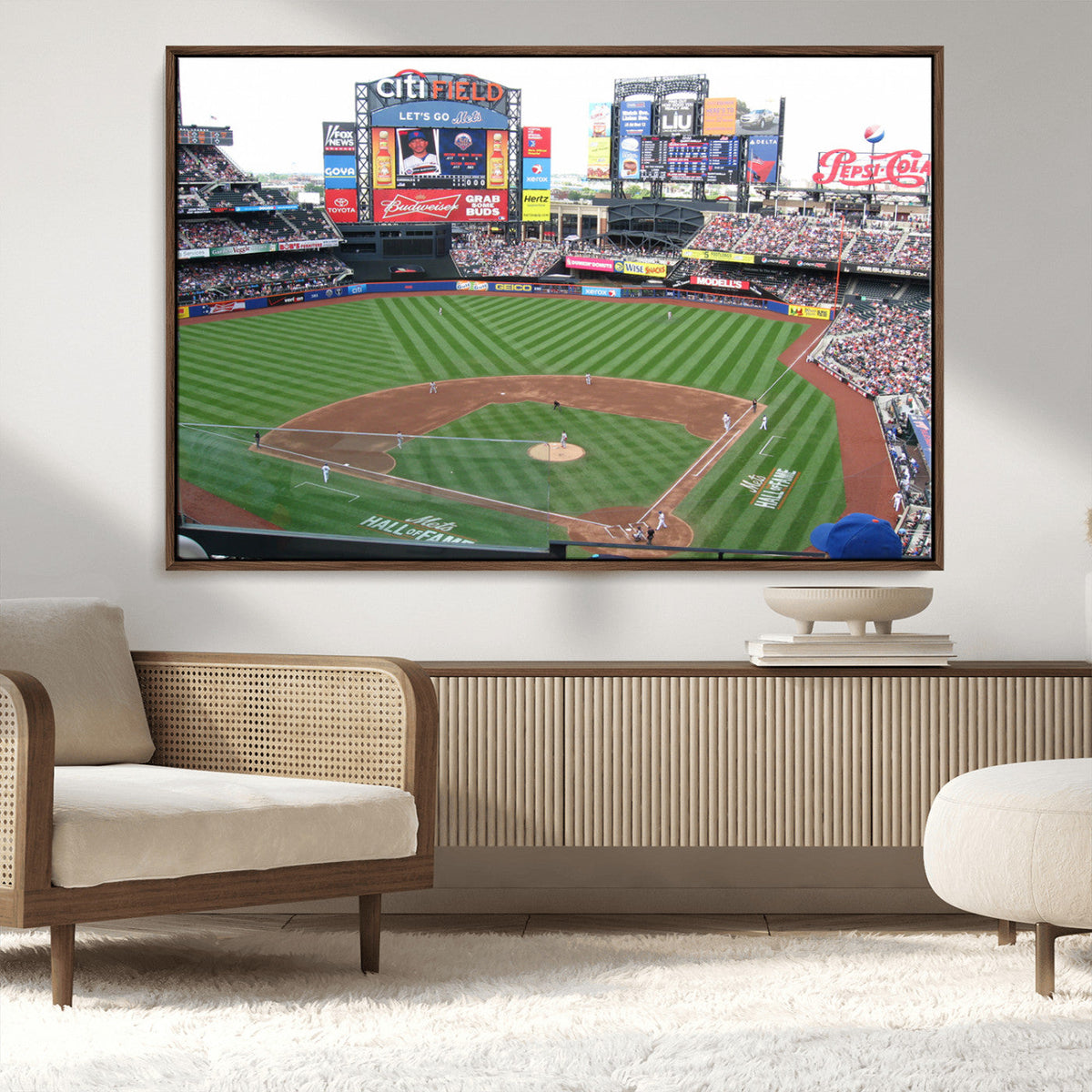 New York Mets Baseball Team Print - Citi Field Baseball