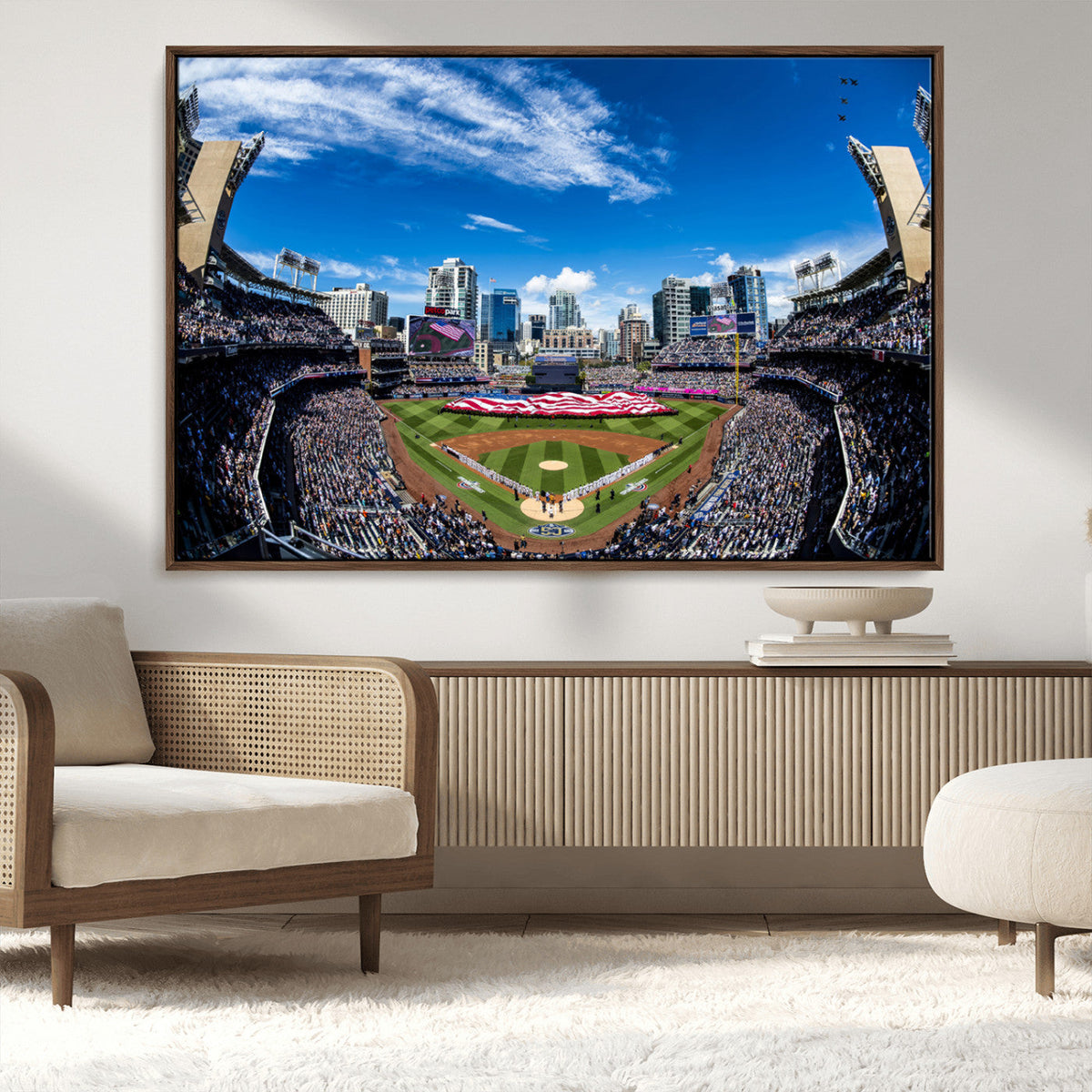 San Diego Padres Baseball Team Print - Petco Park Stadium