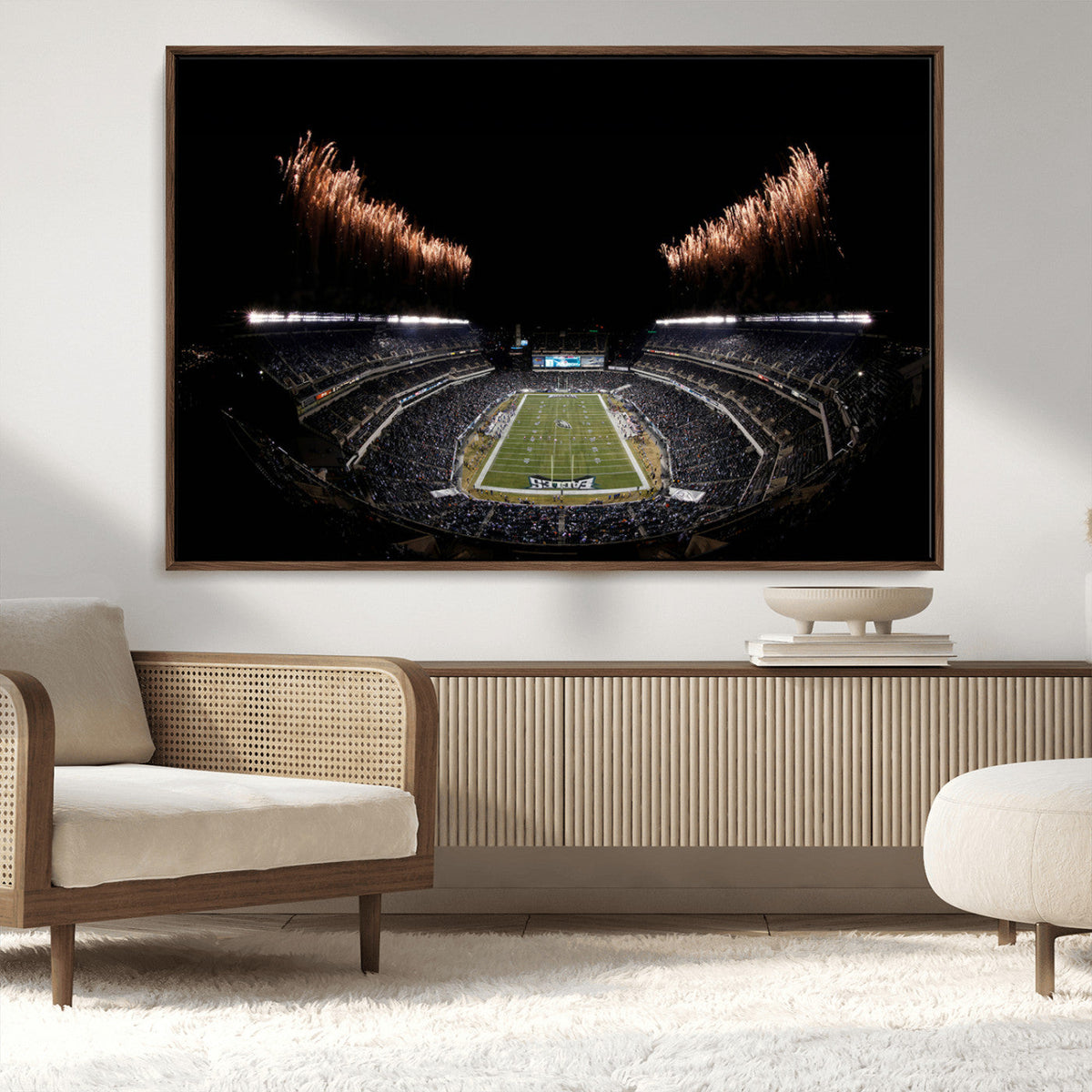 Eagles Field Stadium Wall Art | Philadelphia Eagles Football