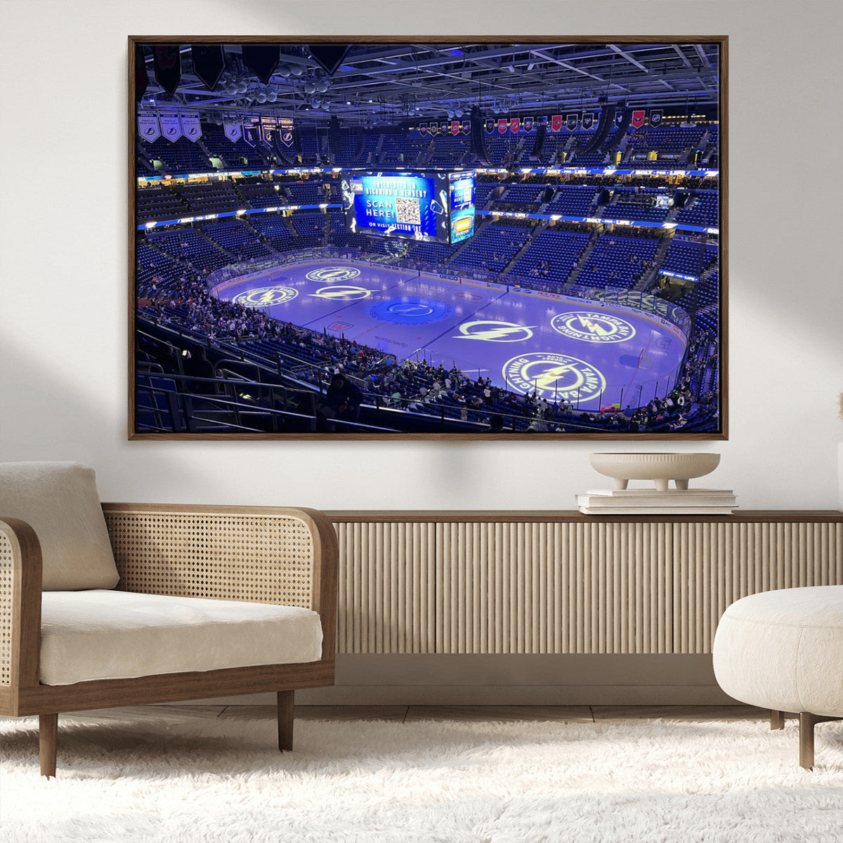 Amalie Arena Florida Wall Art Canvas Print - NHL Hockey