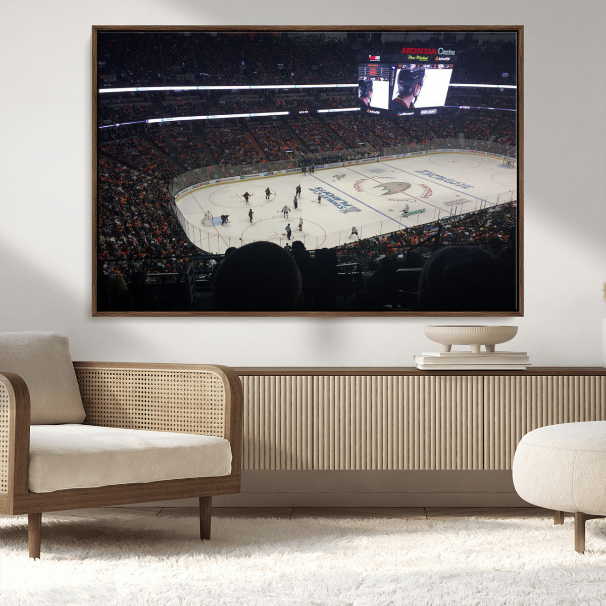 Honda Center California Anaheim Ducks Hockey Stadium Wall