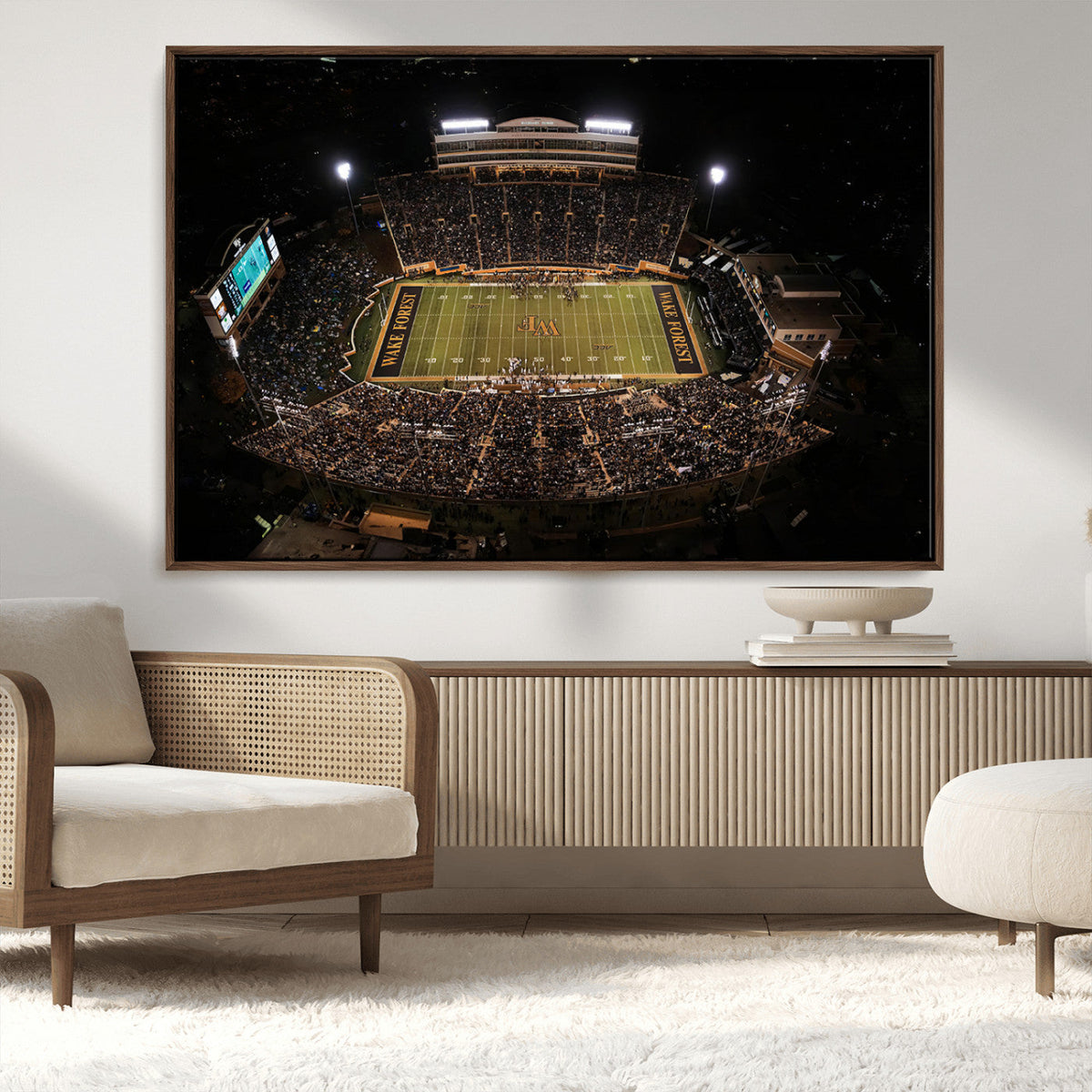 Wake Forest University Demon Deacons Canvas Printi, Football