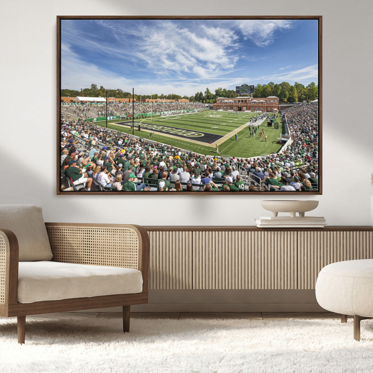 University of Charlotte 49ers Football Team Print -