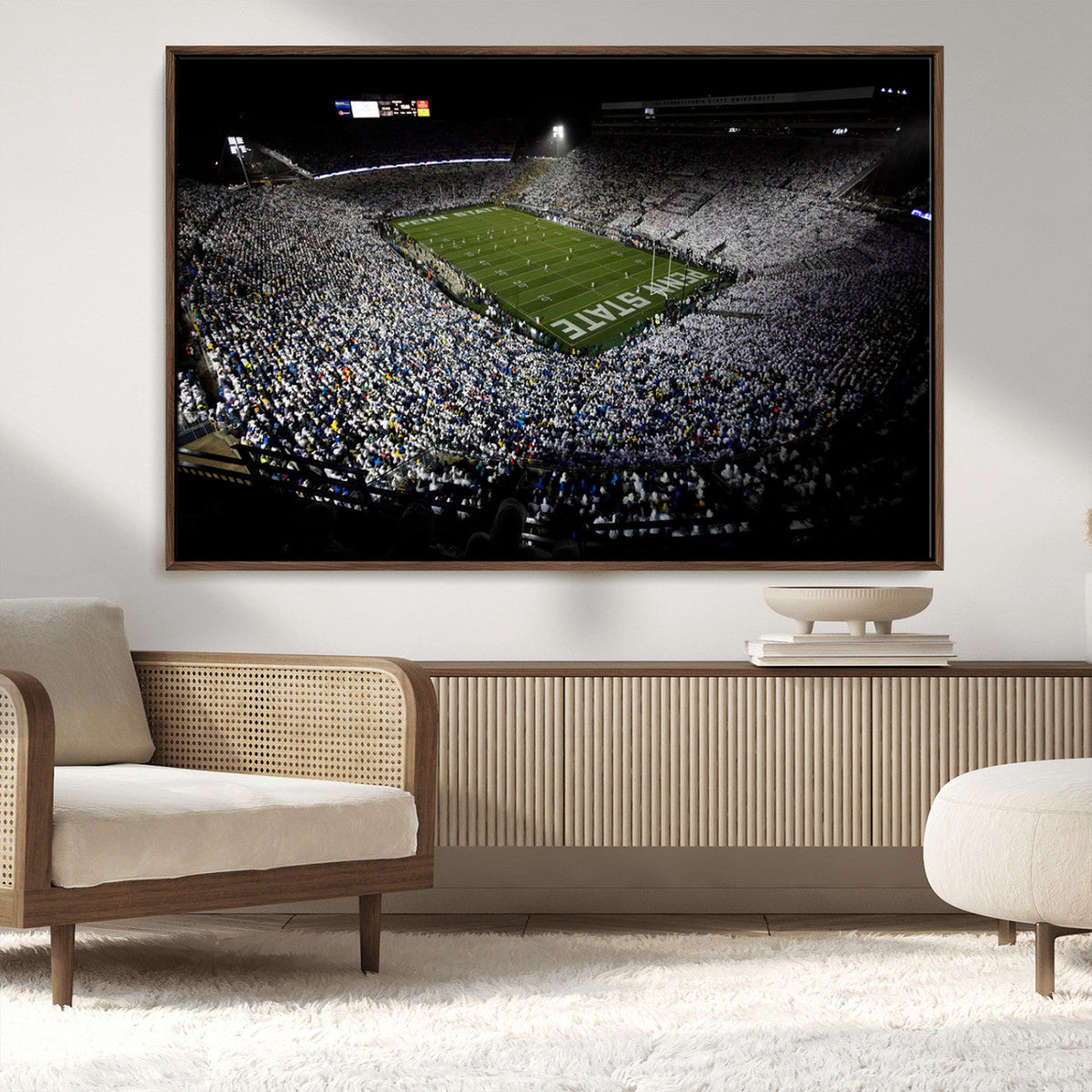 Penn State Football Stadium Wall Art - Beaver Stadium Canvas