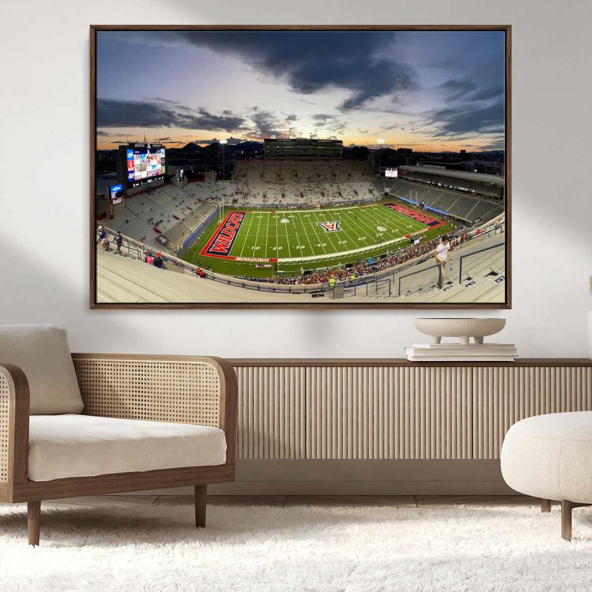 Arizona Wildcats Football Team Print - Tucson Arizona