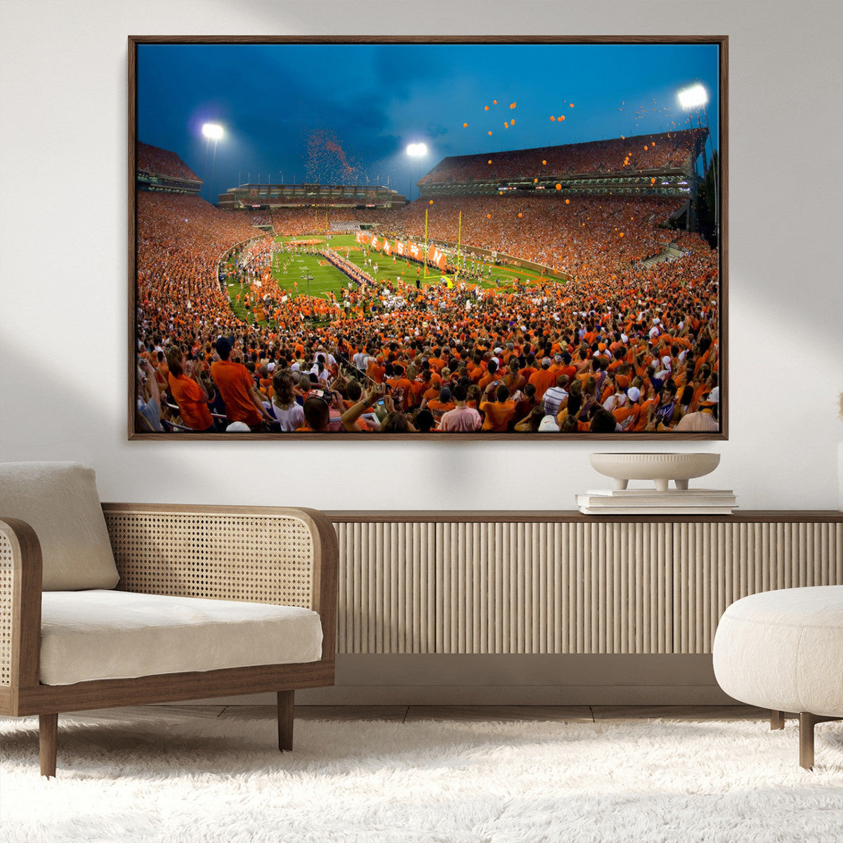 Clemson University Tigers Football Team Print - Clemson